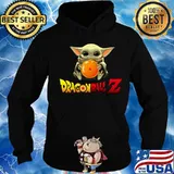 Baby yoda hug dragon ball 7 s Hoodie