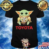 Baby yoda hug toyota shirt