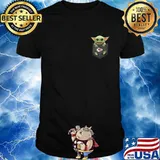 Baby yoda in the bag kansas city chiefs shirt