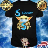 Baby yoda mask face solvay shirt