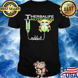 Baby yoda mask herbalife nutrition addict shirt