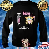Baby yoda mask mary kay addict s Sweater
