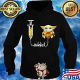 Baby yoda mask ups addict s Hoodie