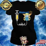 Baby yoda mask walmart addict s Ladies tee
