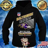 Baltimore ravens football 2019 afc north division champions s Hoodie