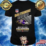 Baltimore ravens football 2019 afc north division champions shirt