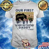 Bear our first father's day together daddy 2020 vintage retro shirt