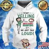 Betty boop i'm not yelling i'm a south sydney rabbitohs girl we just talk loud s Hoodie