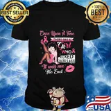 Betty boop once upon a time there was a girl who kicked cancer's ass it was mee the end shirt