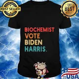 Biochemist Vote Biden Harris Retro In Presidential Election T-Shirt