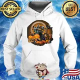 Black Cat Witch Pumpkin Witch Halloween s Hoodie