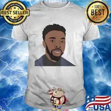 Black panther rip chadwick actor art shirt