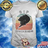 Black panther rip chadwick actor vintage retro shirt