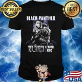 Black panther rip chadwick Boseman black leader king shirt