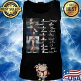 Black widow movie characters signatures s Tank top