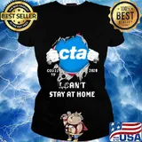 Blood insides cta covid-19 2020 i can't stay at home s Ladies tee