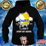 Blood insides dart covid-19 2020 i can't stay at home s Hoodie