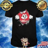 Blood insides jollibee logo shirt