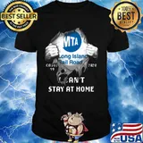 Blood insides long island rail road covid-19 2020 i can't stay at home shirt