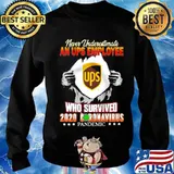 Blood insides never underestimate a ups employee who survived 2020 coronavirus pandemic s Sweater