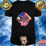 Blood insides they hate us cause they ain't us american flag independence day shirt