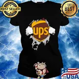 Blood insides ups logo s Ladies tee