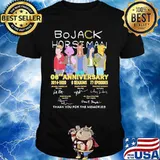 Bojack horseman 06th anniversary 2014 2020 6 seasons 77 episodes thank you for the memories signatures shirt