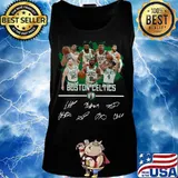 Boston celtics basketball team players signatures s Tank top