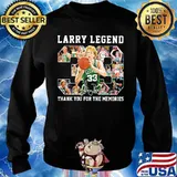 Boston celtics larry legend 33 thank you for the memories signature s Sweater