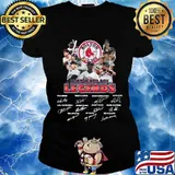 Boston red sox legends baseball signatures s Ladies tee
