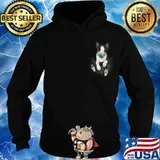 Boston terrier in the bag s Hoodie