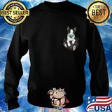 Boston terrier in the bag s Sweater
