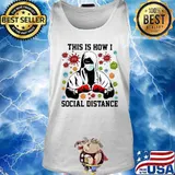 Boxer mask this is how i social distance covid-19 s Tank top