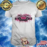 BREAST CANCER AWARENESS CAR RIBBON SHIRT