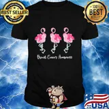BREAST CANCER AWARENESS FAITH HOPE LOVE FLAMINGO SHIRT