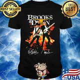 Brooks and dunn members signatures shirt