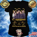 Bsb 27th anniversary 1993 2020 thank you for the memories signatures s Ladies tee