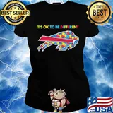Buffalo bills autism it's ok to be different s Ladies tee