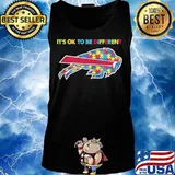 Buffalo bills autism it's ok to be different s Tank top