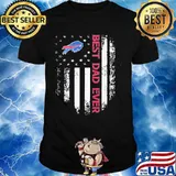 Buffalo bills best dad ever american flag independence day shirt
