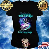 Butterflies they whispered to you cannot withstand the storm she whispered back i am the storm s Ladies tee