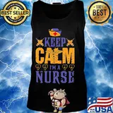 Caduceus keep calm i'm a nurse s Tank top