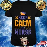 Caduceus keep calm i'm a nurse shirt