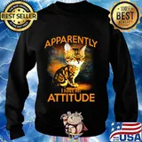 Cat apparently i have an attitude art s Sweater