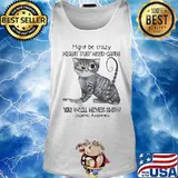 Cat might be crazy might just need carbs you will never know diabetes awareness heart s Tank top