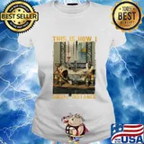 Cat this is how i social distance s Ladies tee