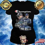Champion dale earnhardt #3 goodwrench dale earnhardt jr. 88 signature s Ladies tee