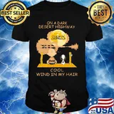 Charlie brown and snoopy eagles on a dark desert highway cool wind in my hair shirt