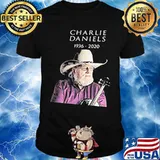 Charlie daniels playing guitar 1936 2020 shirt