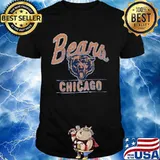 Chicago bears football logo line shirt